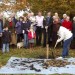 Planting the first tree